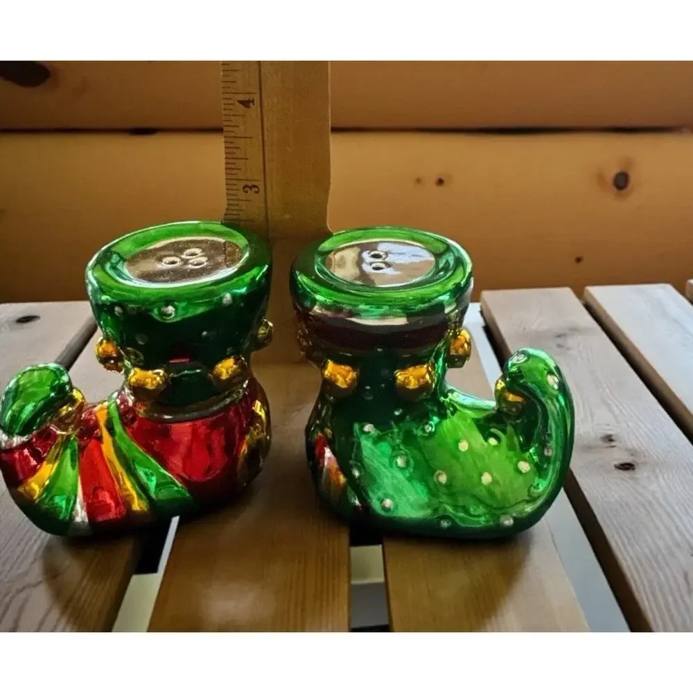 Elf Shoes Salt and Pepper Shakers Boston Warehouse